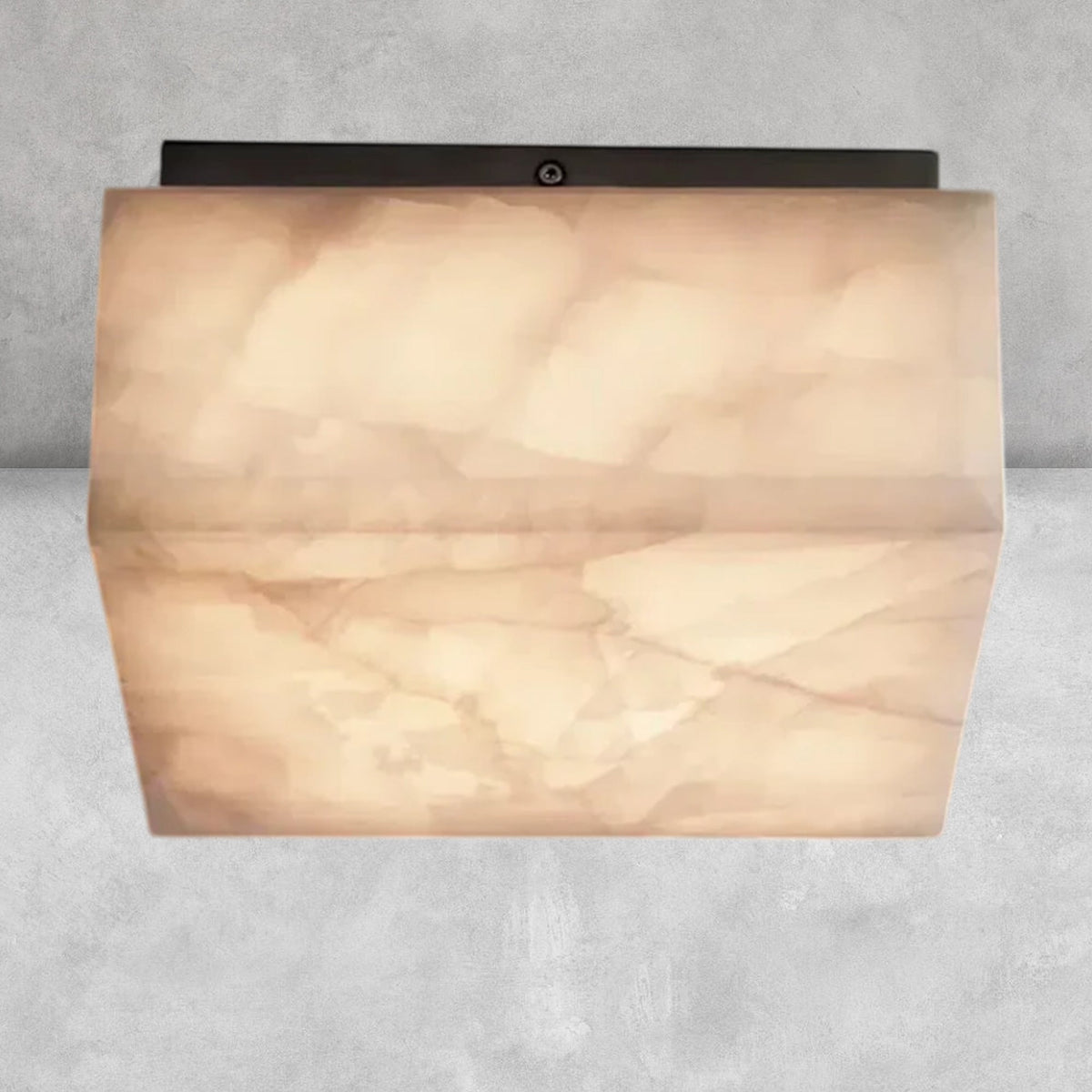 Riora Calcite Square Flushmount 6" 10" 14"