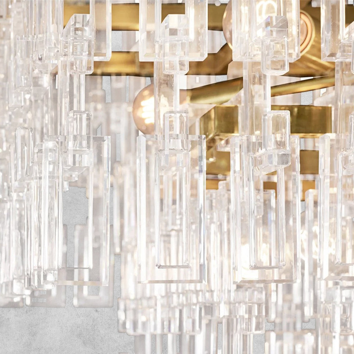 Aurelia Multi-Tier Rectangular Chandelier 60" 72"