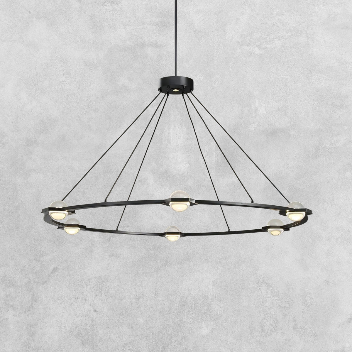 Planet Round Chandelier 36'' 48'' 60''