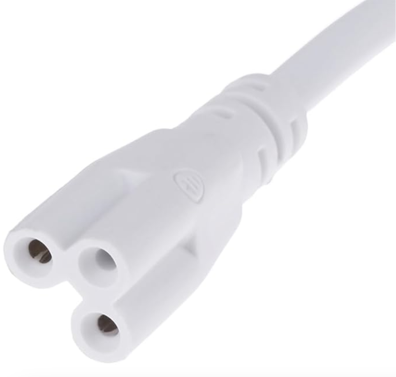 2Pack T5 T8 LED Wire Connector Power Cord LED Tube Power Corded Electric with Built-in ON/Off Switch (59.06 inch)
