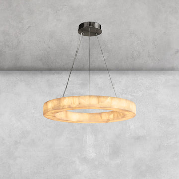 Riora Calcite lueur Round Chandelier 31"40"60"