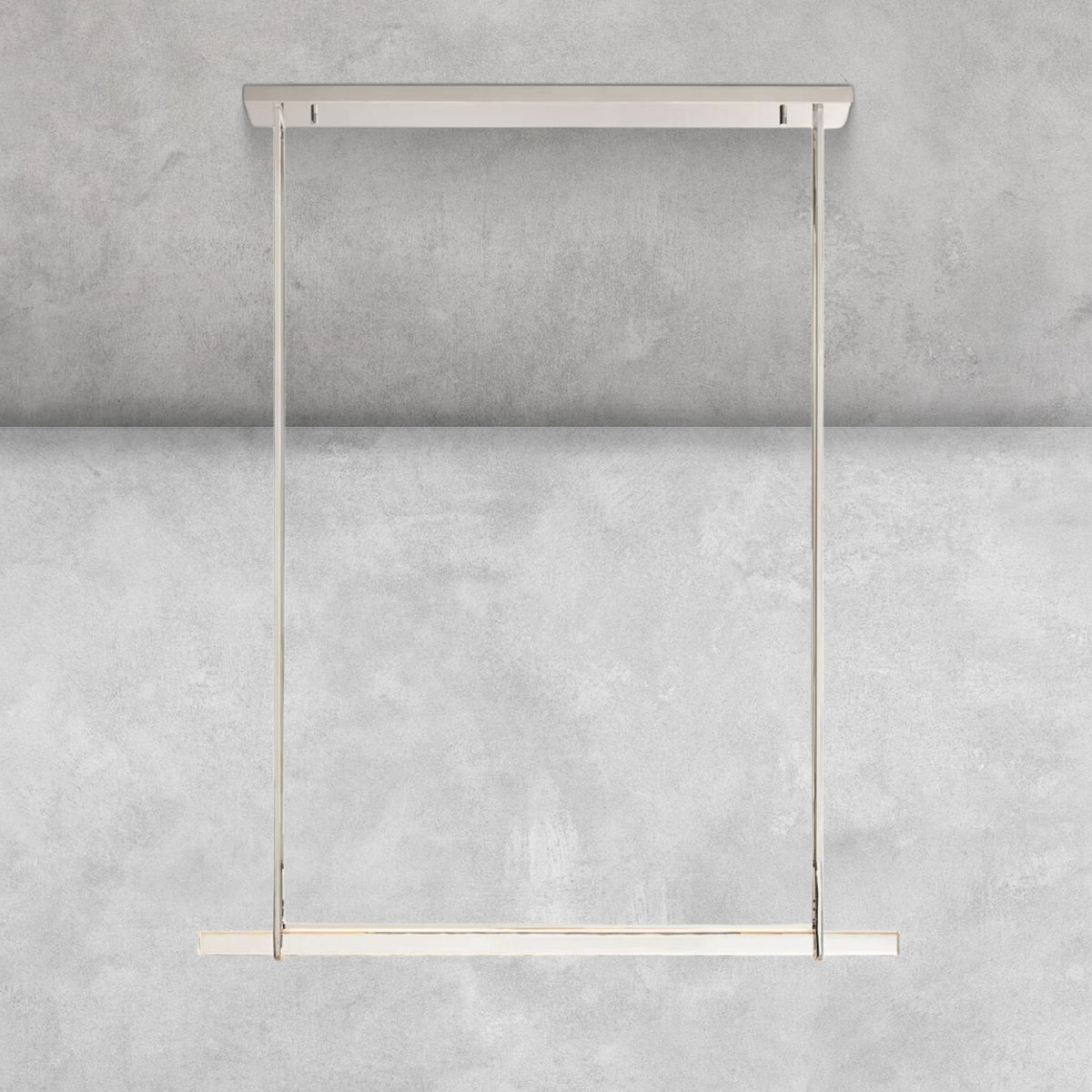 Milano Crystal Single Bar Linear Chandelier
