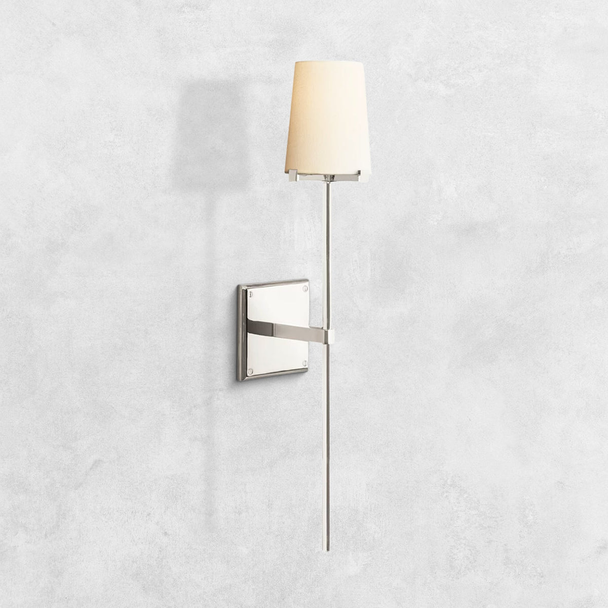 Pauilla Fabric Shade Torch Sconce