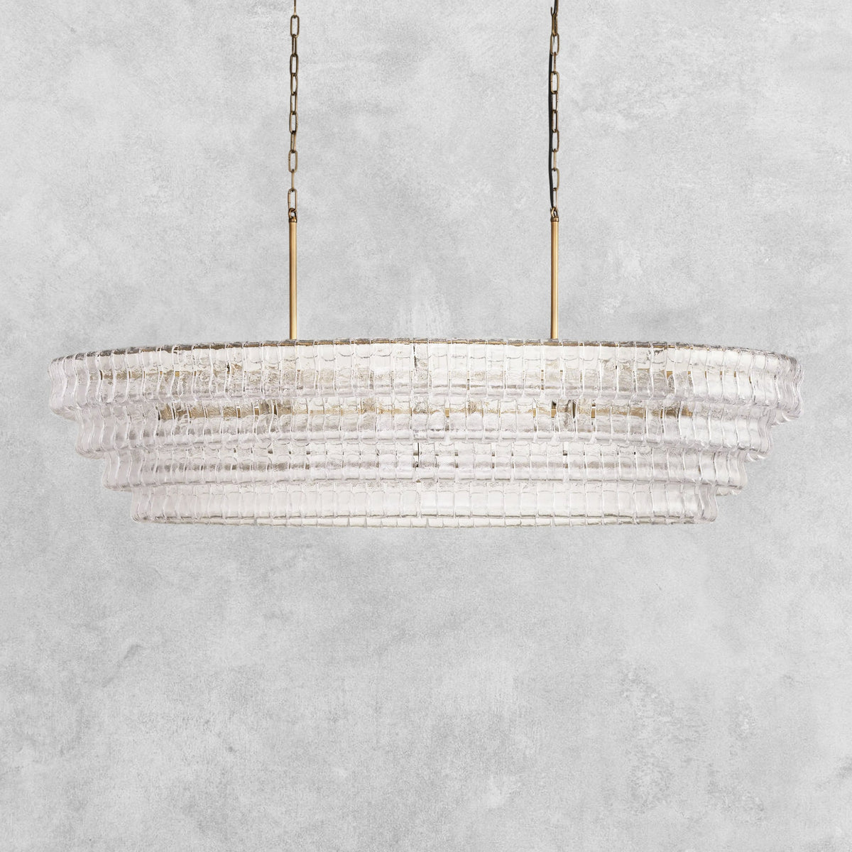 Ghiaccio Oval Chandelier