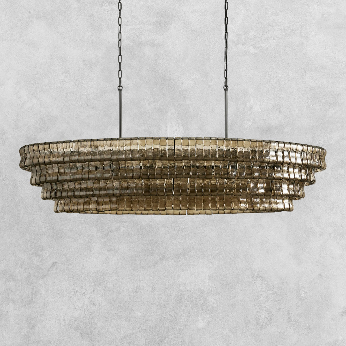 Ghiaccio Oval Chandelier