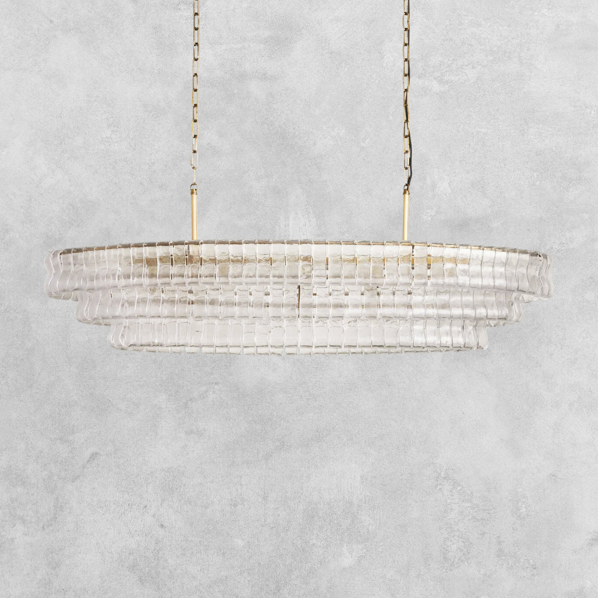 Ghiaccio Oval Chandelier