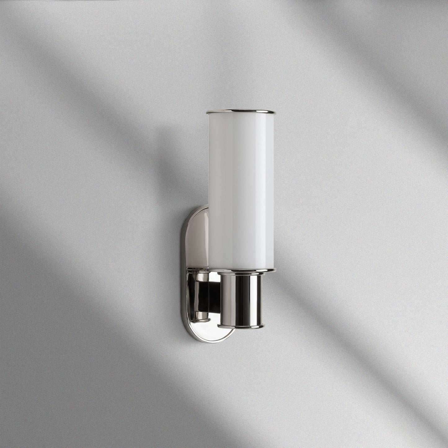 Harlin Modern Milk Glass Wall Sconce