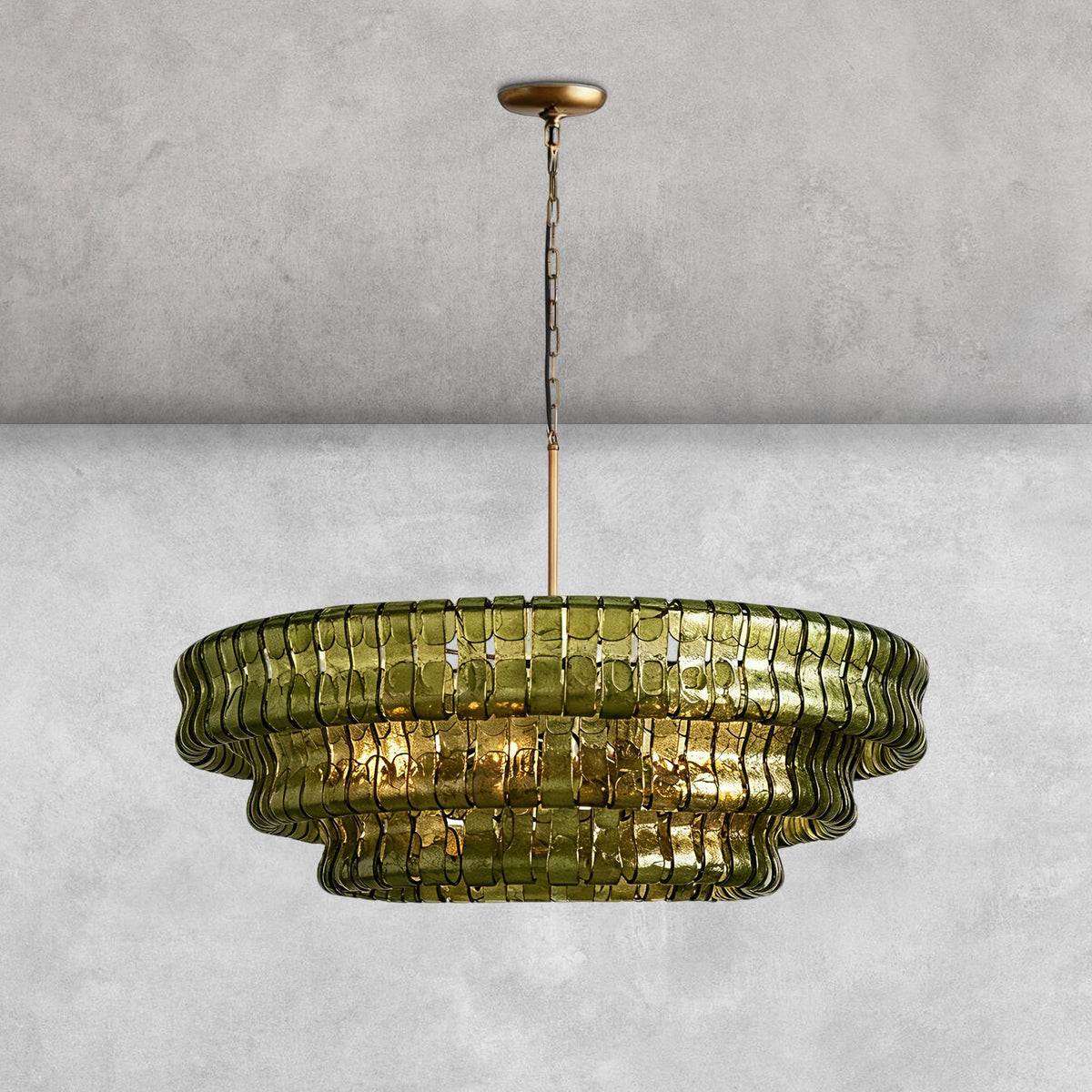 Ghiaccio Round Chandelier