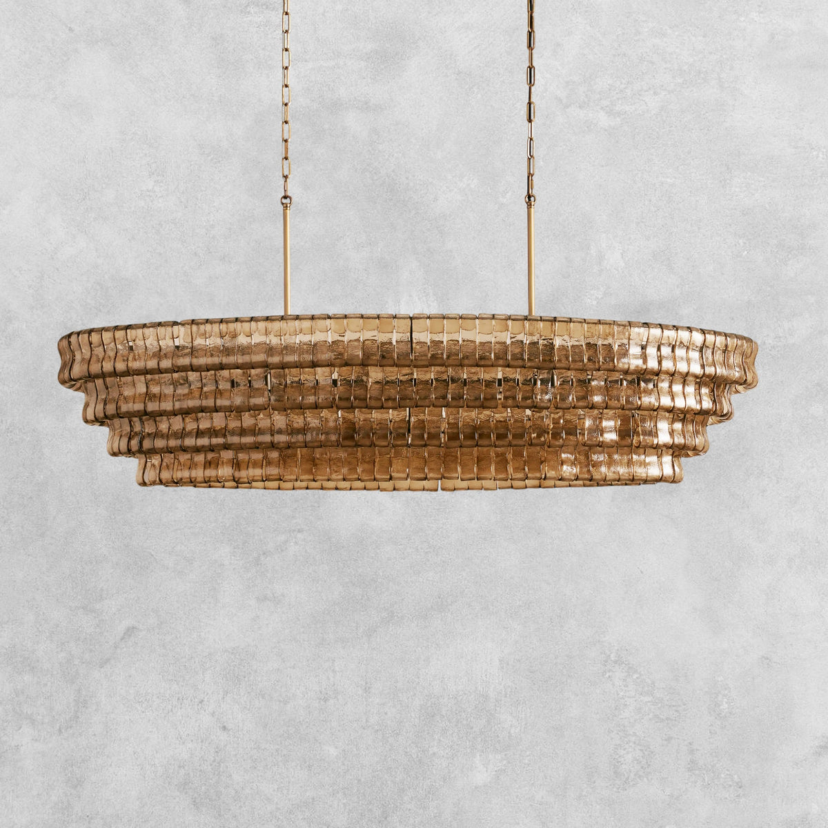 Ghiaccio Oval Chandelier