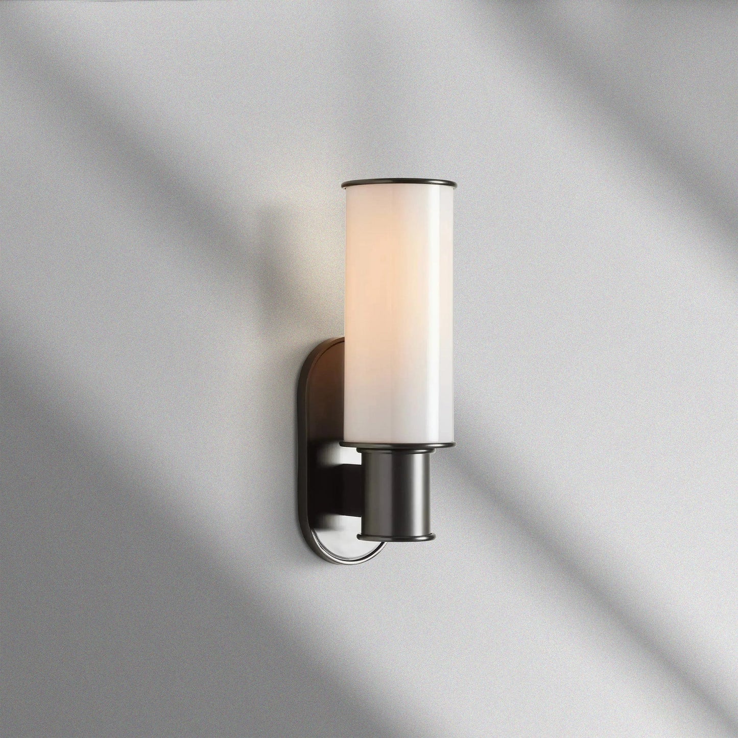 Harlin Modern Milk Glass Wall Sconce