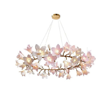 Flower Circular Blossom Chandelier