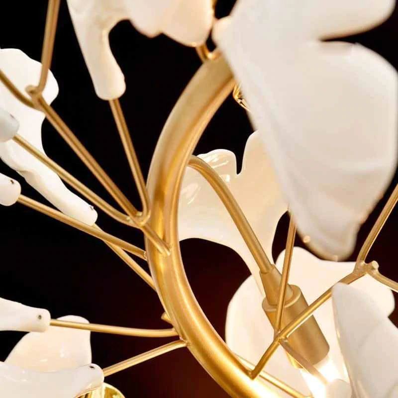 TLL Ginkgo Ceramic Chandelier Double S