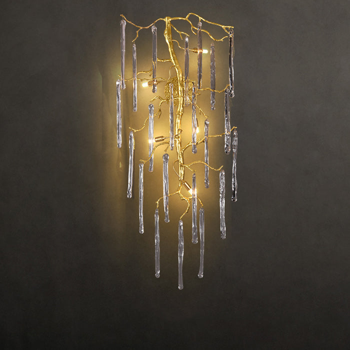 Beathe Light Crystal Branch Wall Sconce