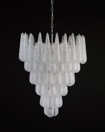 Murano Chandelier – Drop – Transparent