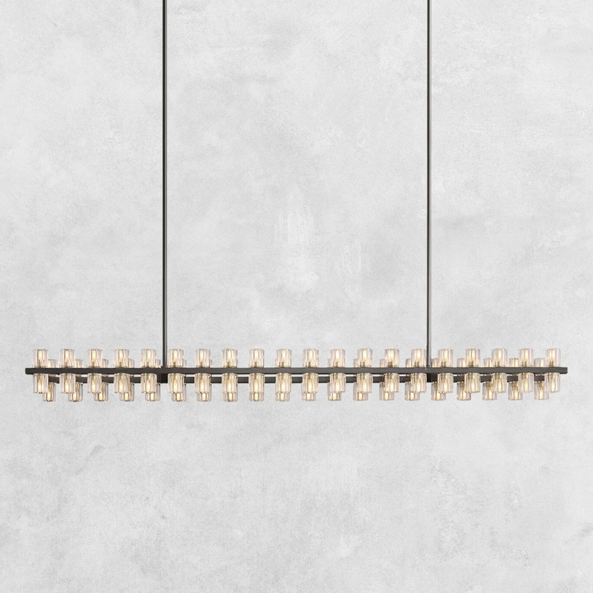 Reger Crystal Rectangular Chandelier 54'' 72"