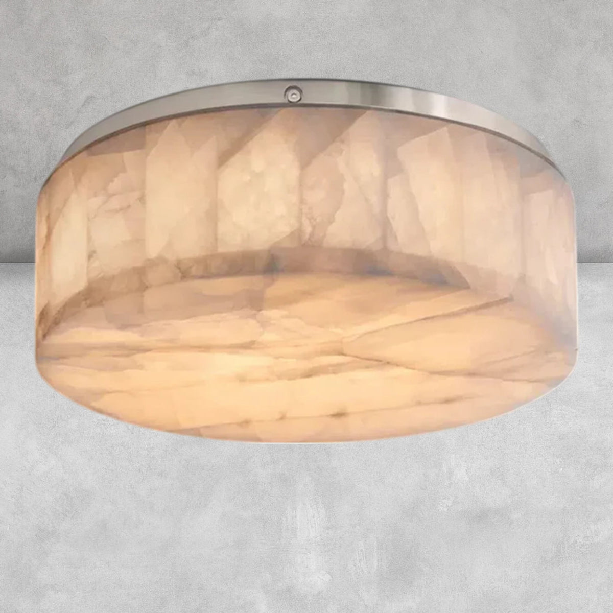 Riora Calcite Round Flushmount 6"10"14"