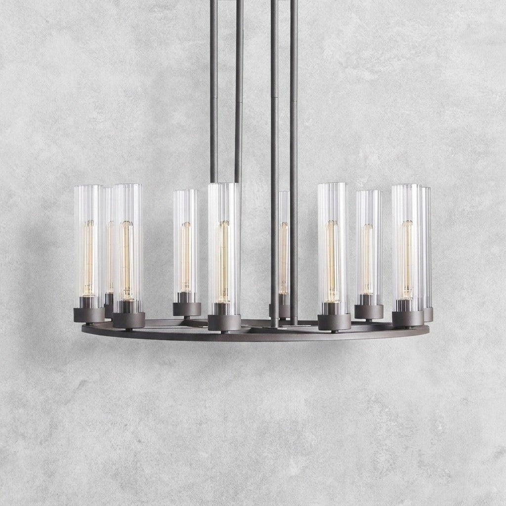 Andreas Round Chandelier 10/12 Light