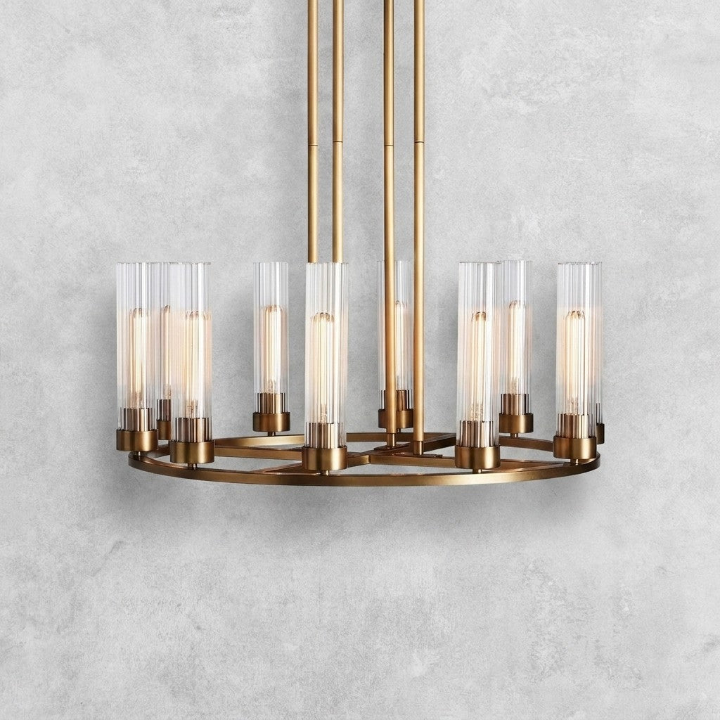 Andreas Round Chandelier 10/12 Light