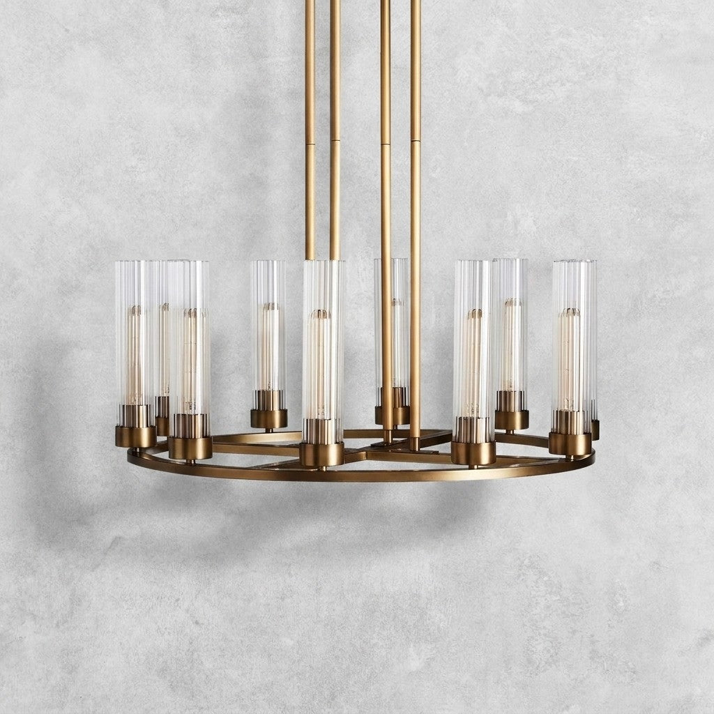 Andreas Round Chandelier 10/12 Light