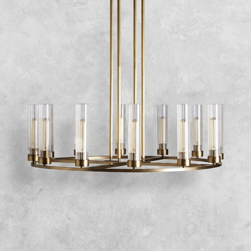 Andreas Round Chandelier 10/12 Light