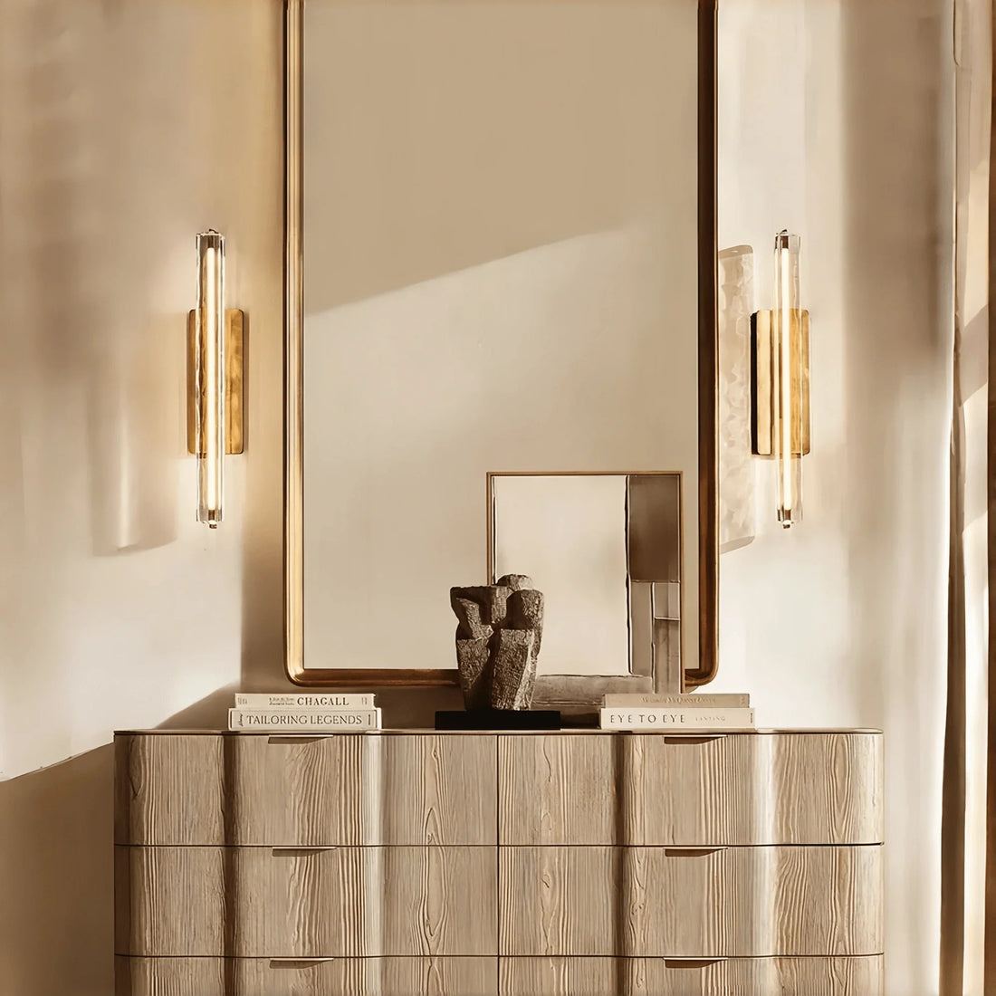 Auburn Crystal Single Wall Sconce - 15''BrassBlushlighting