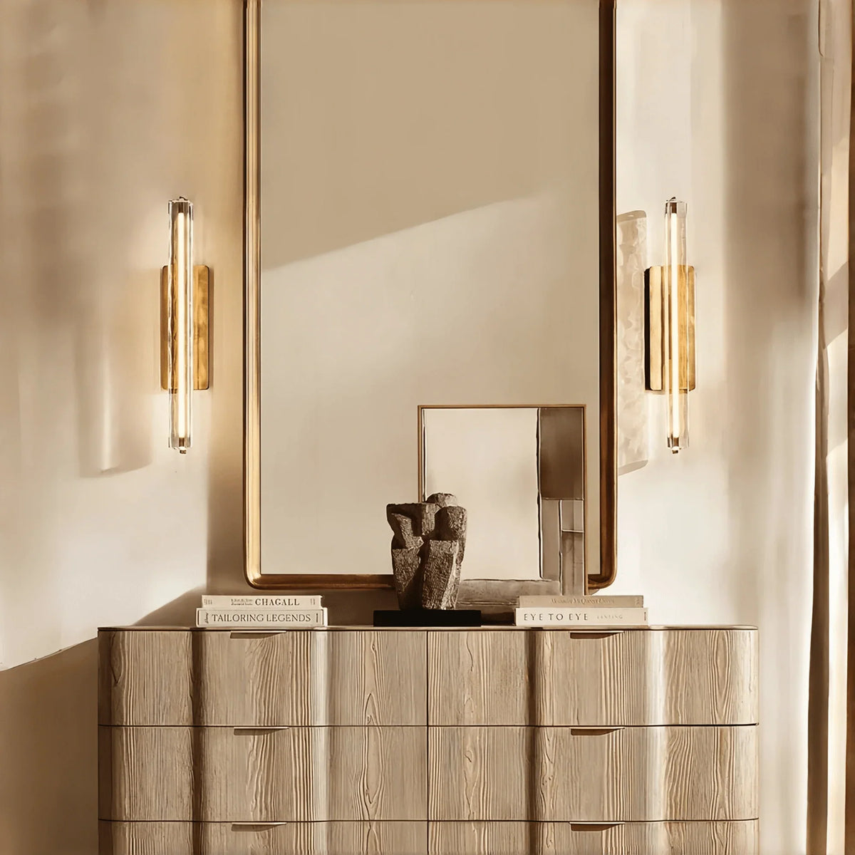 Auburn Crystal Single Wall Sconce - 15''BrassBlushlighting