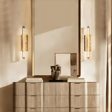 Auburn Crystal Single Wall Sconce - 15''BrassBlushlighting