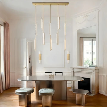 Milano Crystal Linear Chandelier 54‘’