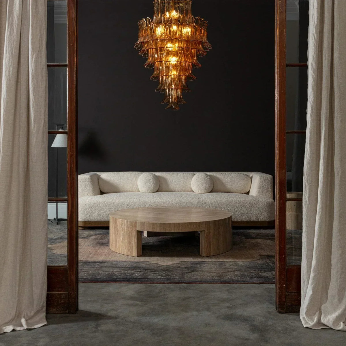 Amber Petalo Chandelier – 2 Sizes