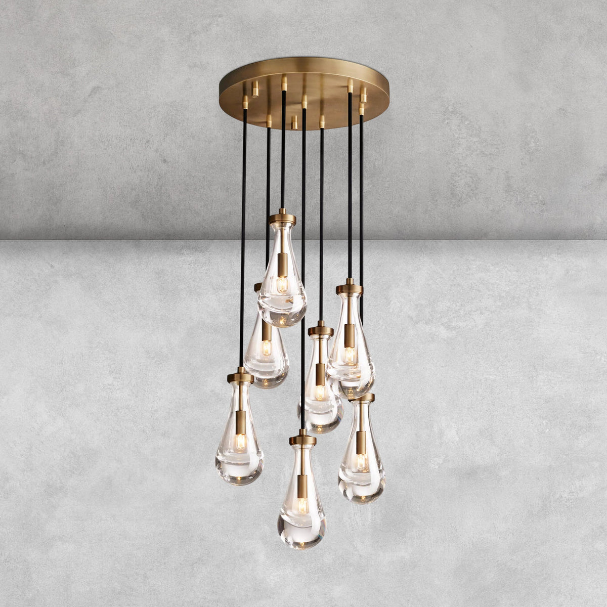 Raindrop Round Chandelier