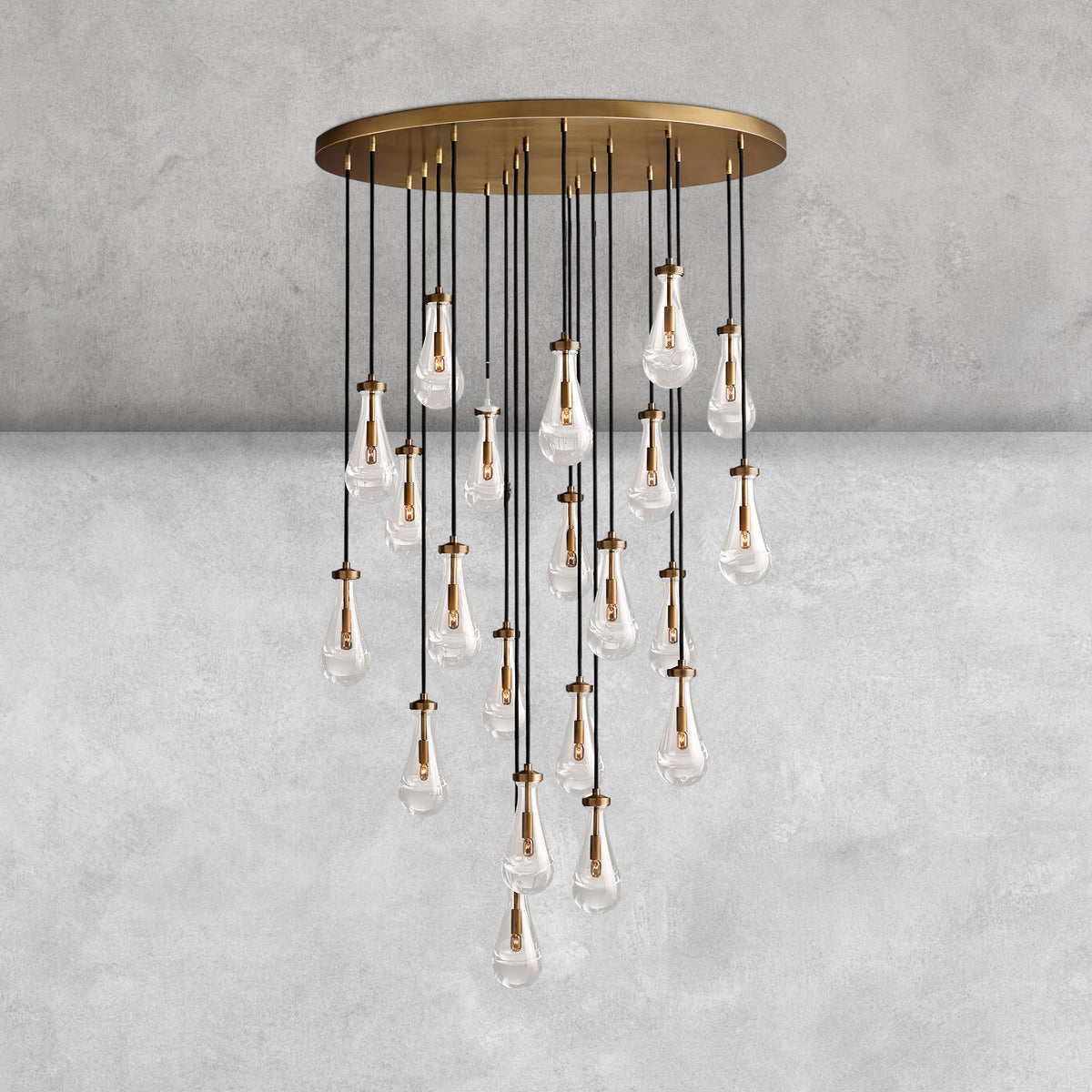 Raindrop Round Chandelier