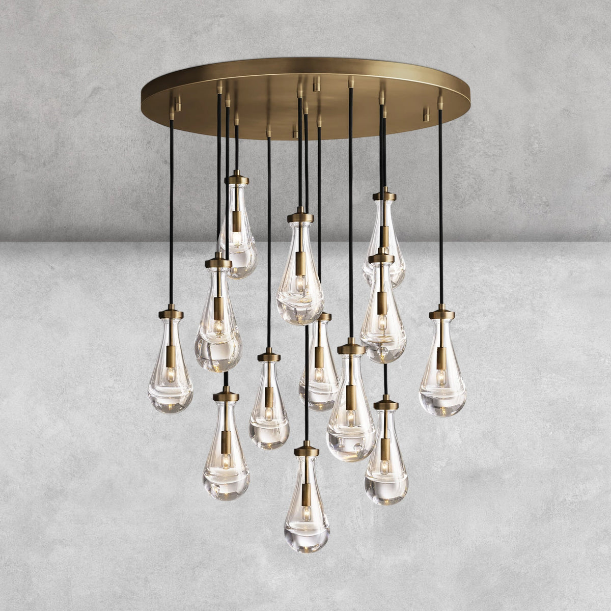 Raindrop Round Chandelier