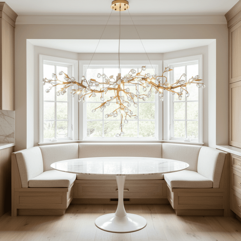 Cherry Blossom Branch Tree Chandelier - 49" LengthDark Coppergayusan