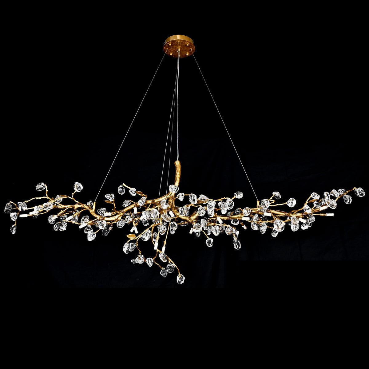 Cherry Blossom Branch Tree Chandelier - 49" LengthDark Coppergayusan