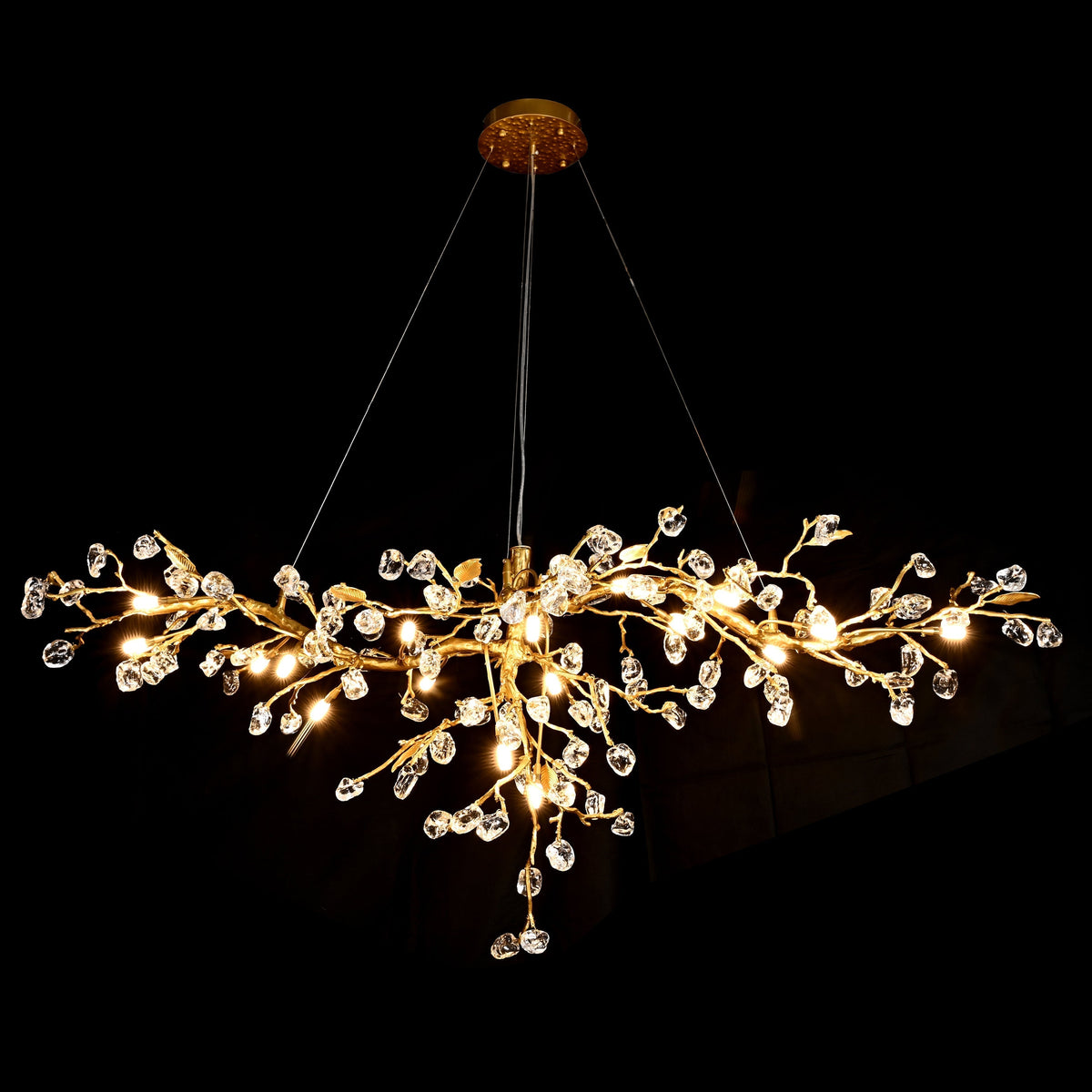 Cherry Blossom Branch Tree Chandelier - 49" LengthDark Coppergayusan