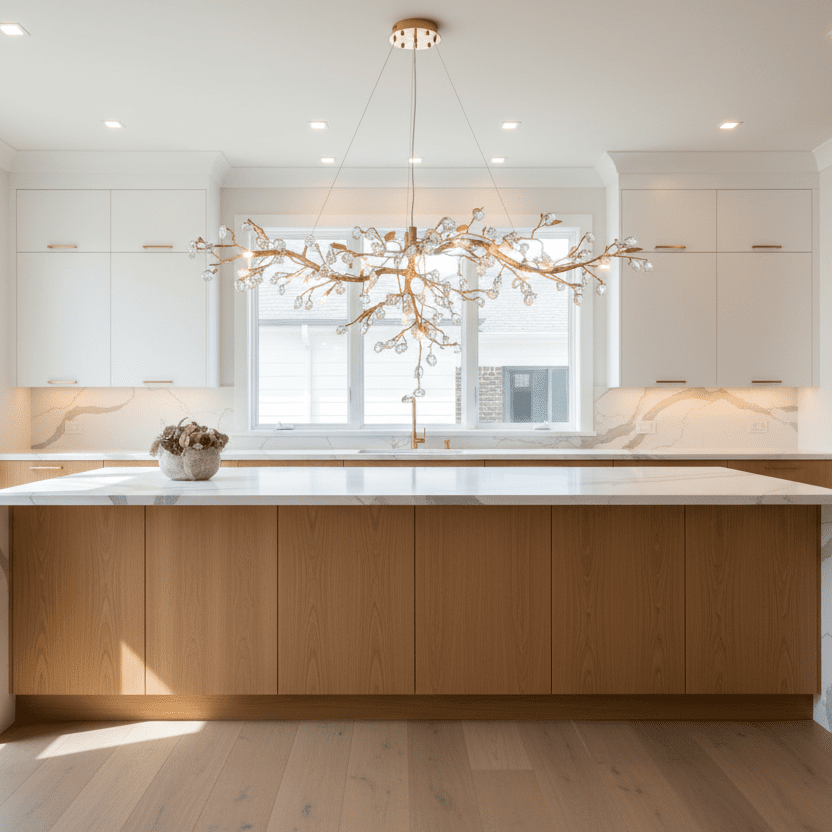 Cherry Blossom Branch Tree Chandelier - 49" LengthDark Coppergayusan