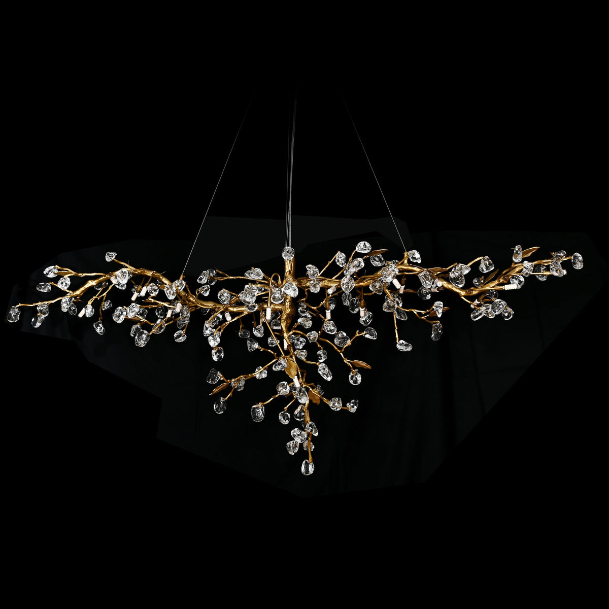 Cherry Blossom Branch Tree Chandelier - 49" LengthDark Coppergayusan