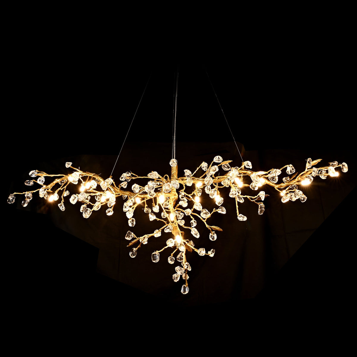 Cherry Blossom Branch Tree Chandelier - 49" LengthDark Coppergayusan