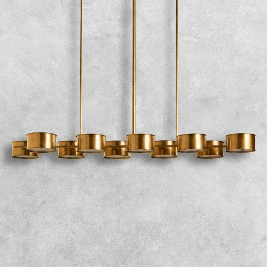 Daphne Metal Linear Chandelier 62''72''