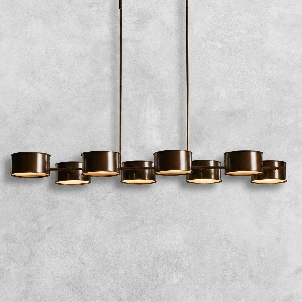 Daphne Metal Linear Chandelier 62''72''