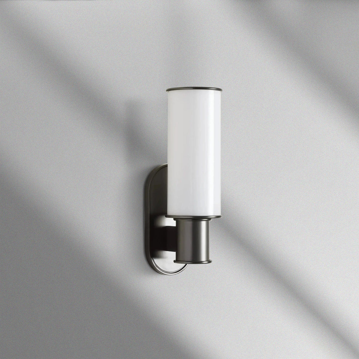 Harlin Modern Milk Glass Wall Sconce