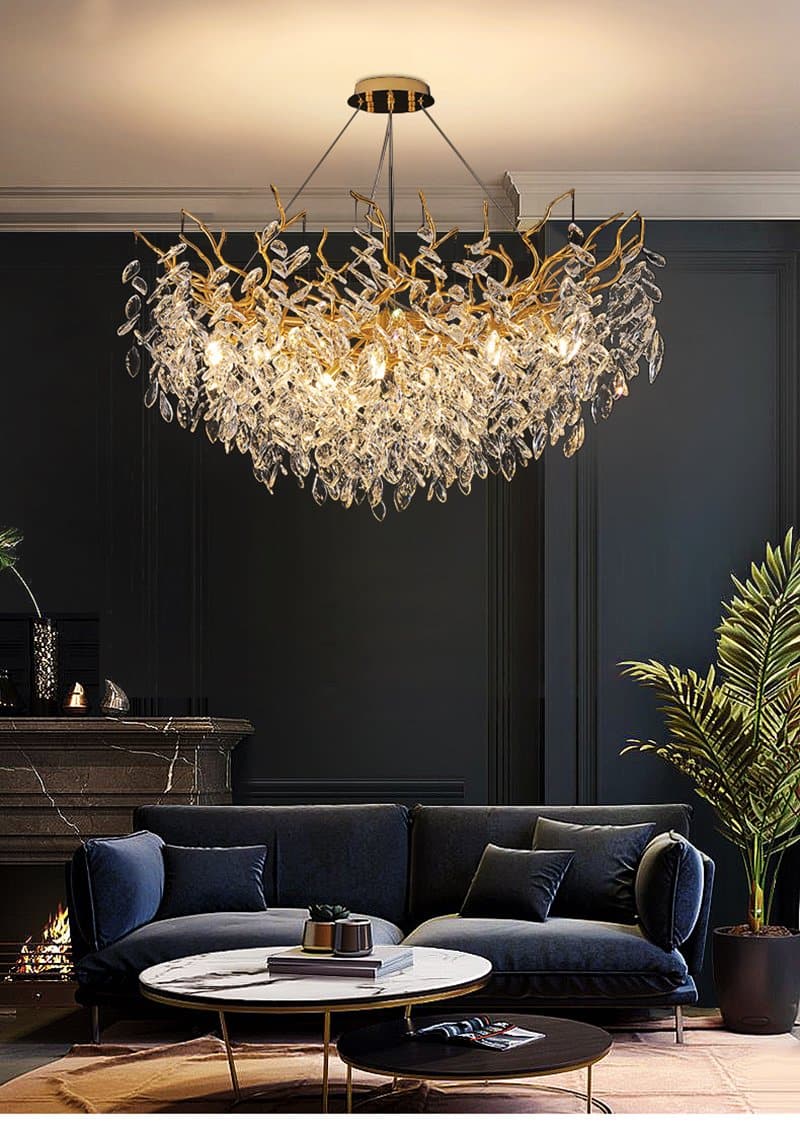 TLL Branch Luxury Polyhedral Crystal Chandelier