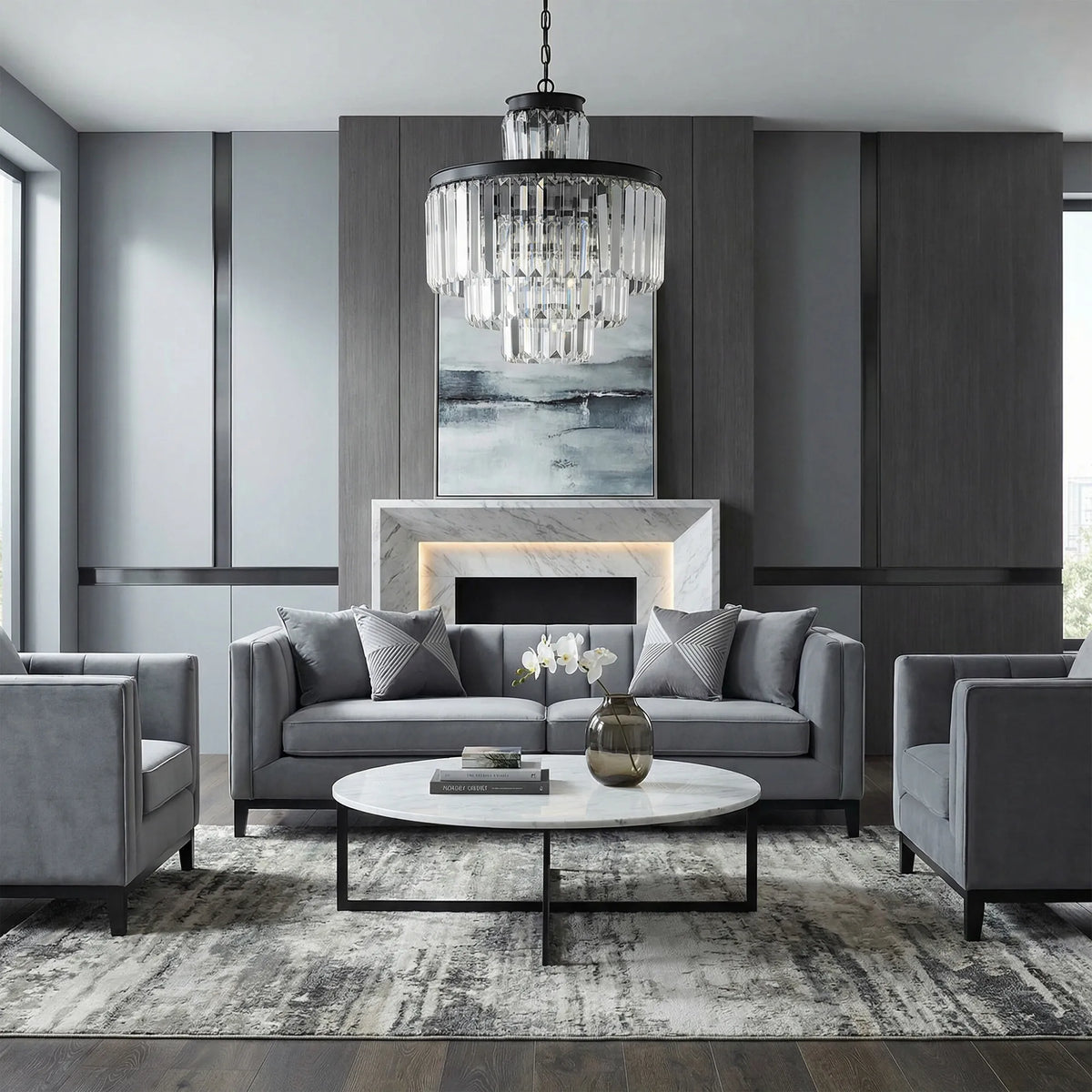 Leyland 11-Light Chandelier