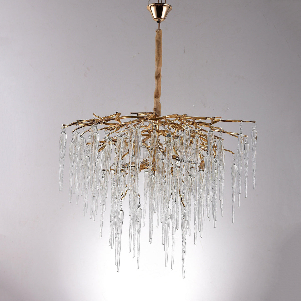 Glacier Organic Branch Round Chandelier - 20" diameterDark Coppergayusan
