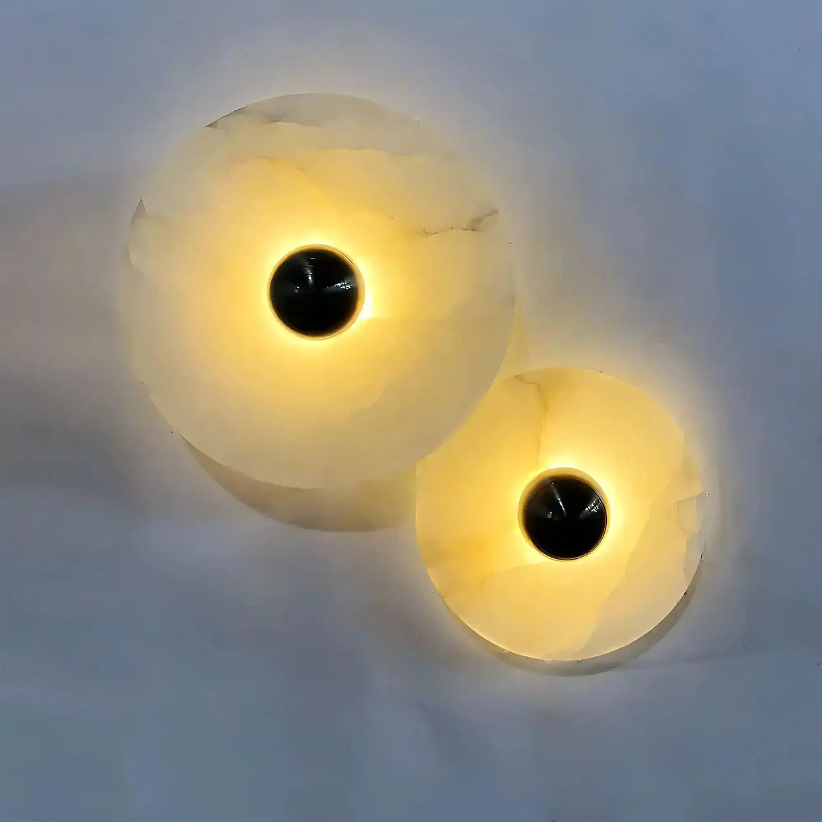 Median Alabaster Flush mount - 2 Surface - Bronzegayusan
