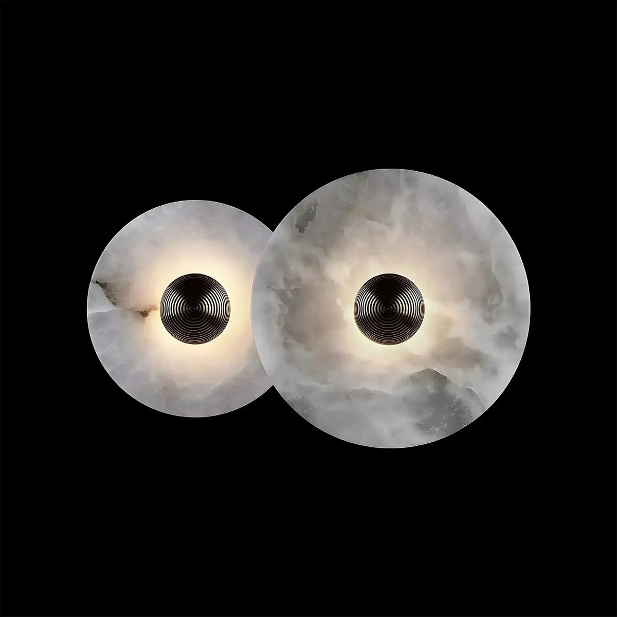 Median Alabaster Flush mount - 2 Surface - Bronzegayusan