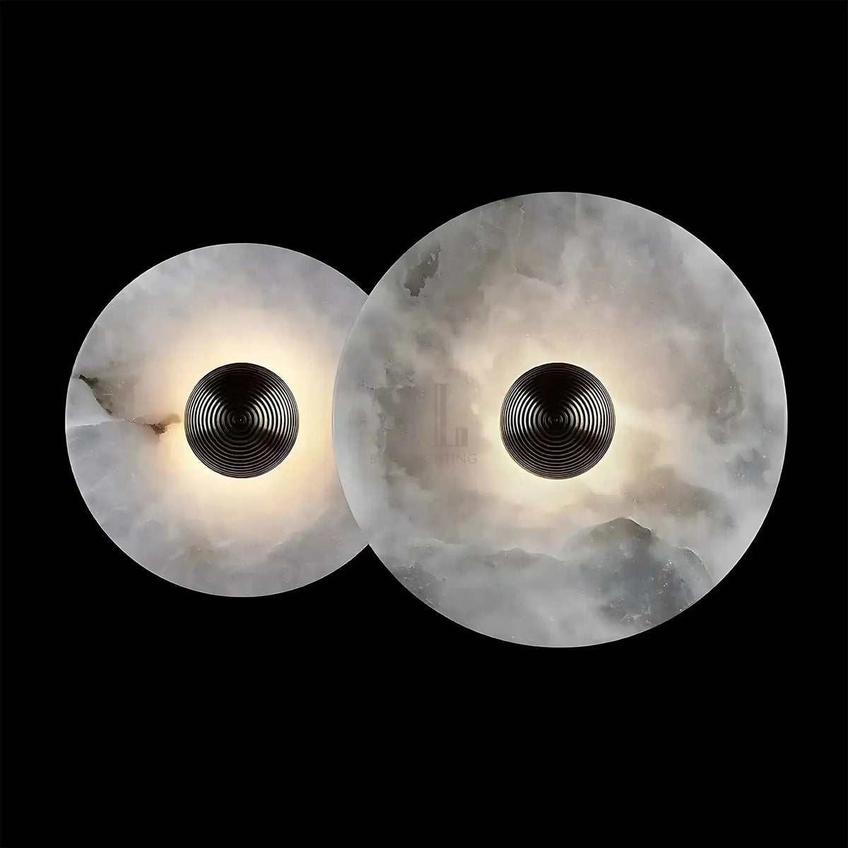 Median Alabaster Flush mount - 2 Surface - Bronzegayusan