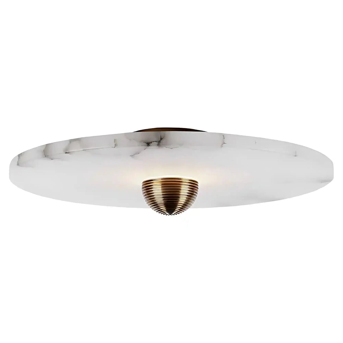 Median Alabaster Flush mount Wall Sconce - Bronze11''Dgayusan