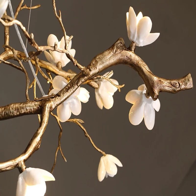 Minas Rustic Tree Branch Chandelier - Black47.24” ( 120 cm )Warm White 3000Kgayusan