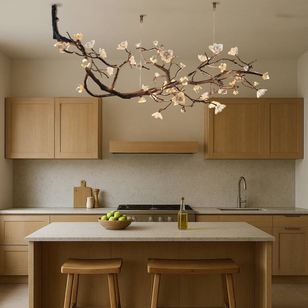 Minas Rustic Tree Branch Chandelier - Black47.24” ( 120 cm )Warm White 3000Kgayusan